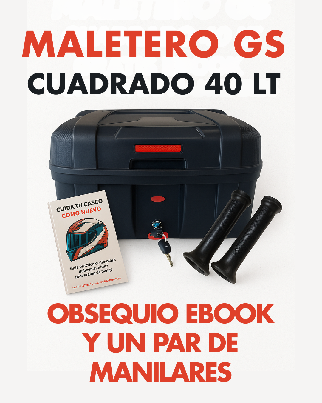 Maletero Cuadrado 40L GS Con Obsequio