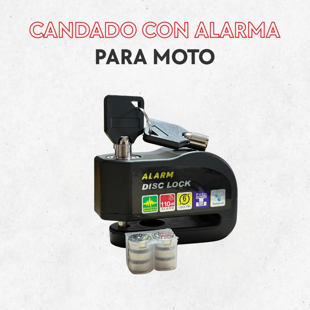 Candado Alarma para Moto