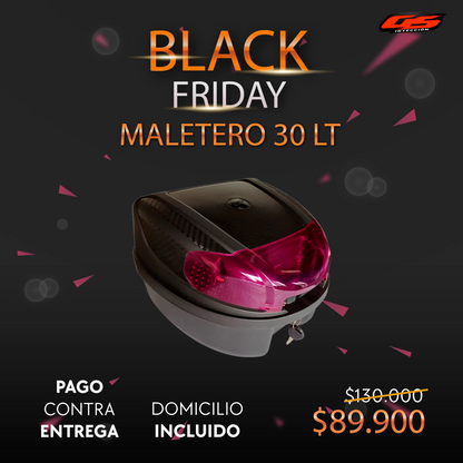 Maletero GS 30L ¡Adaptable a cualquier moto!