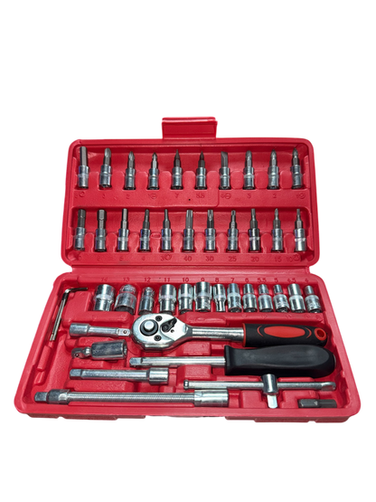 Combo Herramientas De 46 copas + Llave Universal