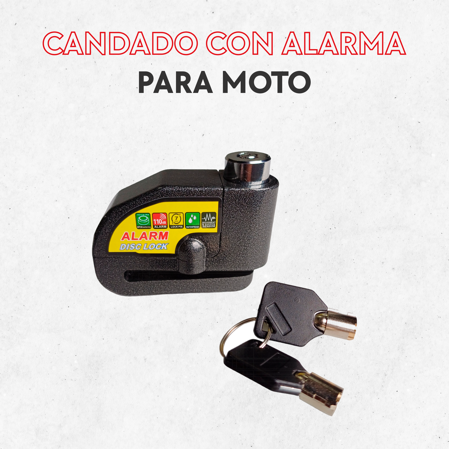 Candado Alarma para Moto