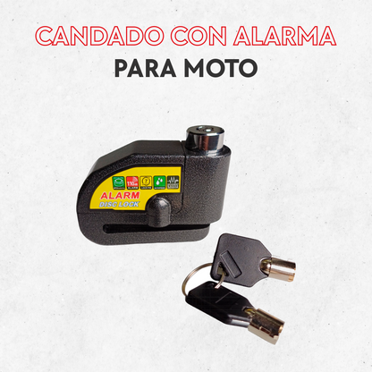 Candado Alarma para Moto