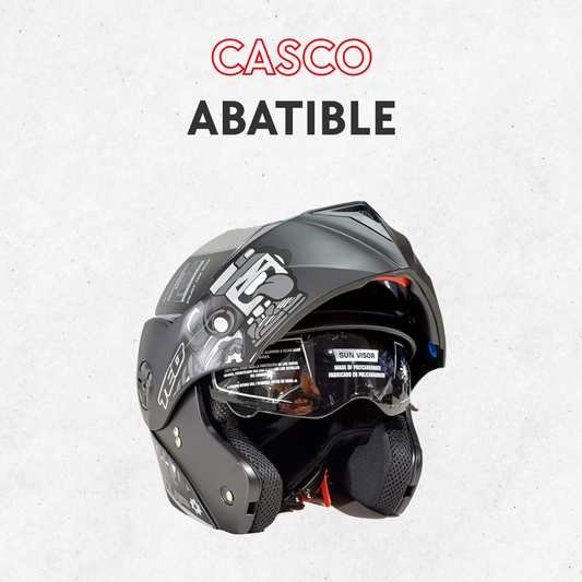 Casco abatible