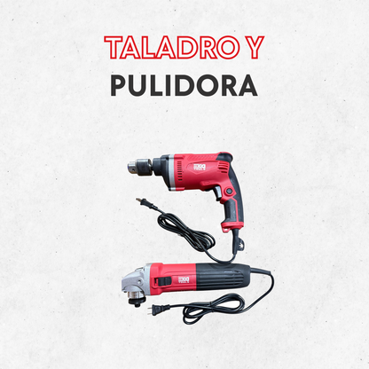 Taladro y Pulidora
